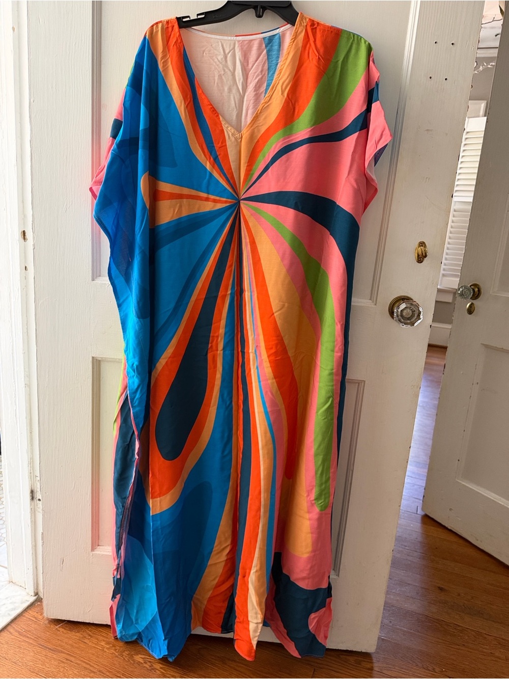 Colorburst V-Neck Multicolor Tunic